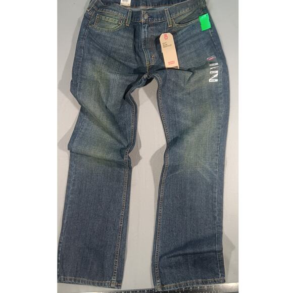 Levi’s 527 Slim Bootcut Jeans Men’s 38x34 Dark Wash Denim NWT baggy stretch - Picture 1 of 7